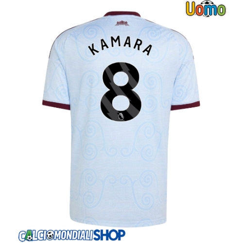 Maglie da calcio Aston Villa Boubacar Kamara #8 Terza Maglia 2026-27 Manica Corta